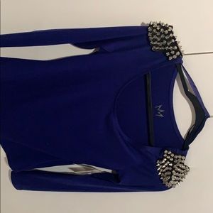 Studded shoulder shirt